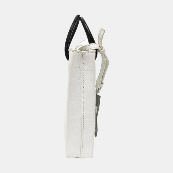 Shopping Bag Calfskin White