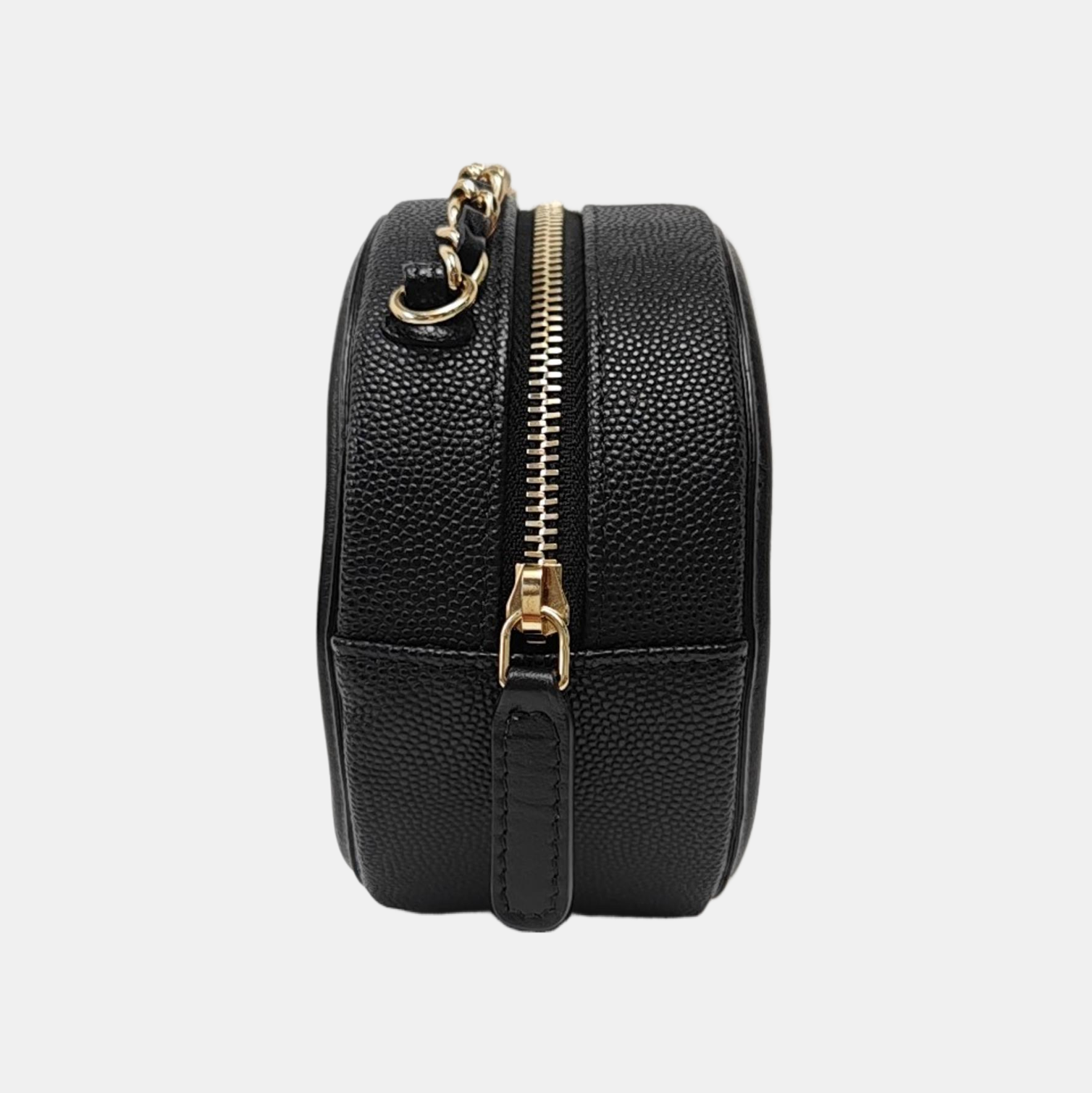 Authenticated pre-owned  FILIGREE Quilted Grained Calfskin Black - Crossbody Bag at Looply