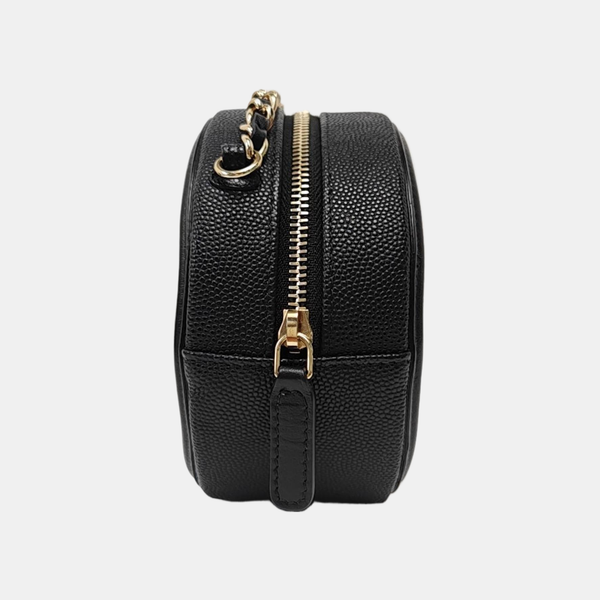 Authenticated pre-owned  FILIGREE Quilted Grained Calfskin Black - Crossbody Bag at Looply