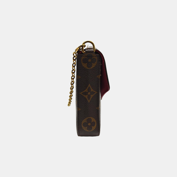FÉLICIE Monogram Coated Canvas Brown