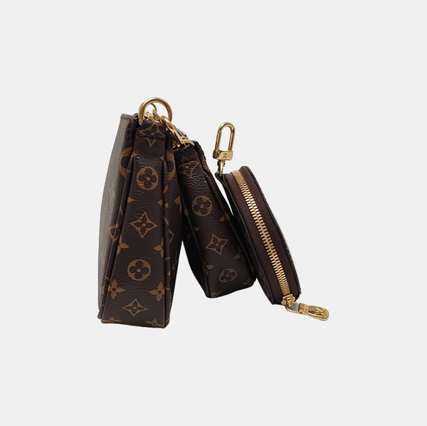 MULTI Monogram Coated Canvas Brown