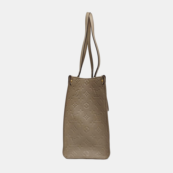 ONTHEGO MM Monogram Calfskin Gray