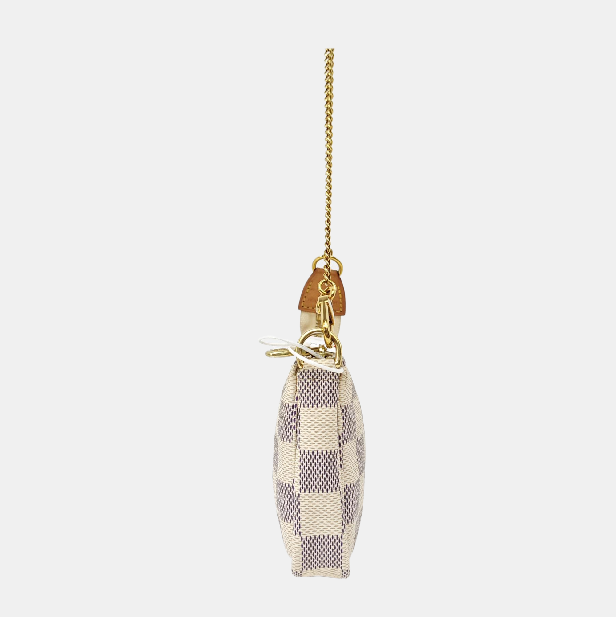 ACCESSOIRES Mini Damier Azur Coated Canvas White