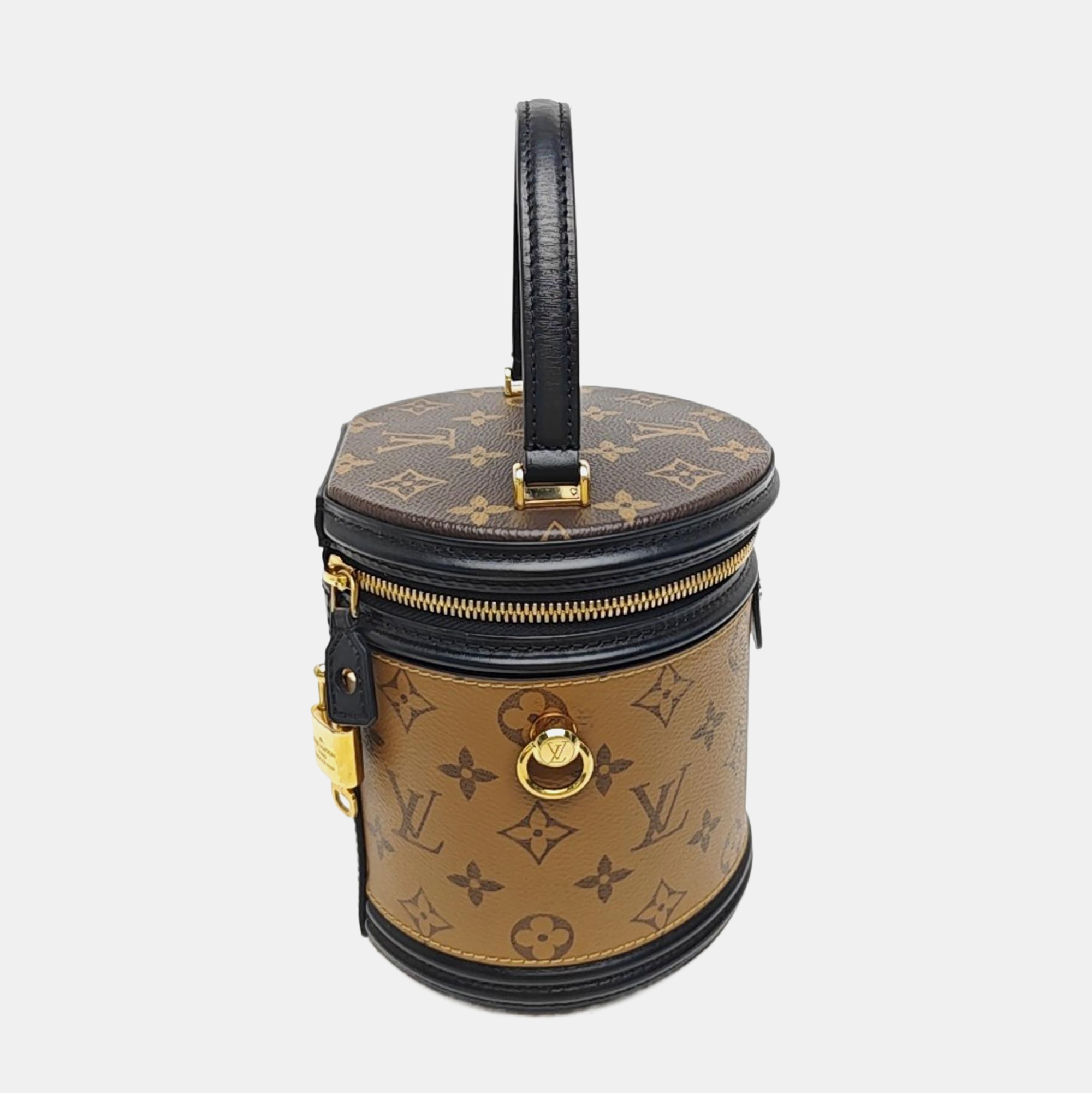 CANNES PM Monogram Coated Canvas Brown