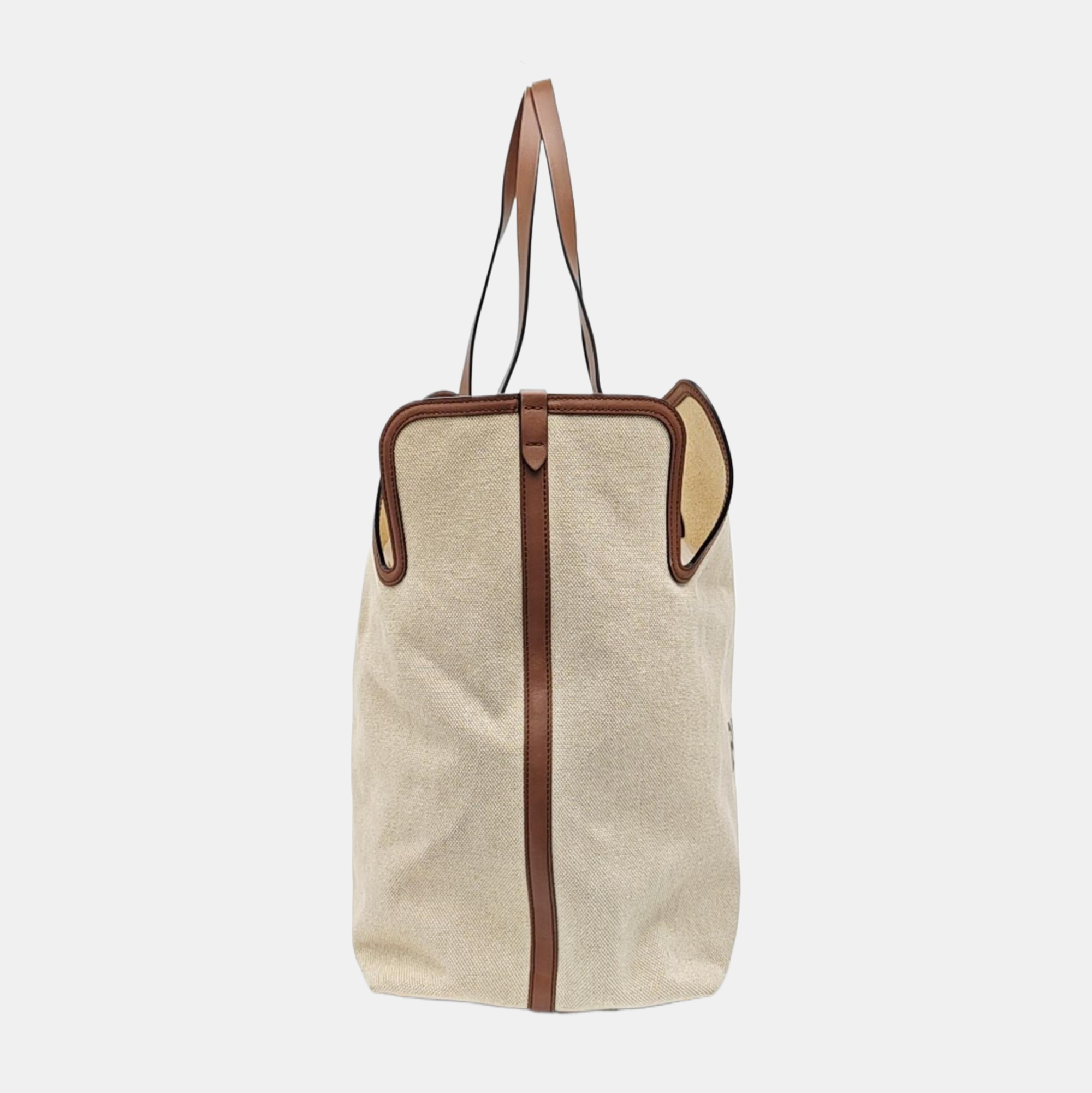 The Belt Large Canvas Beige