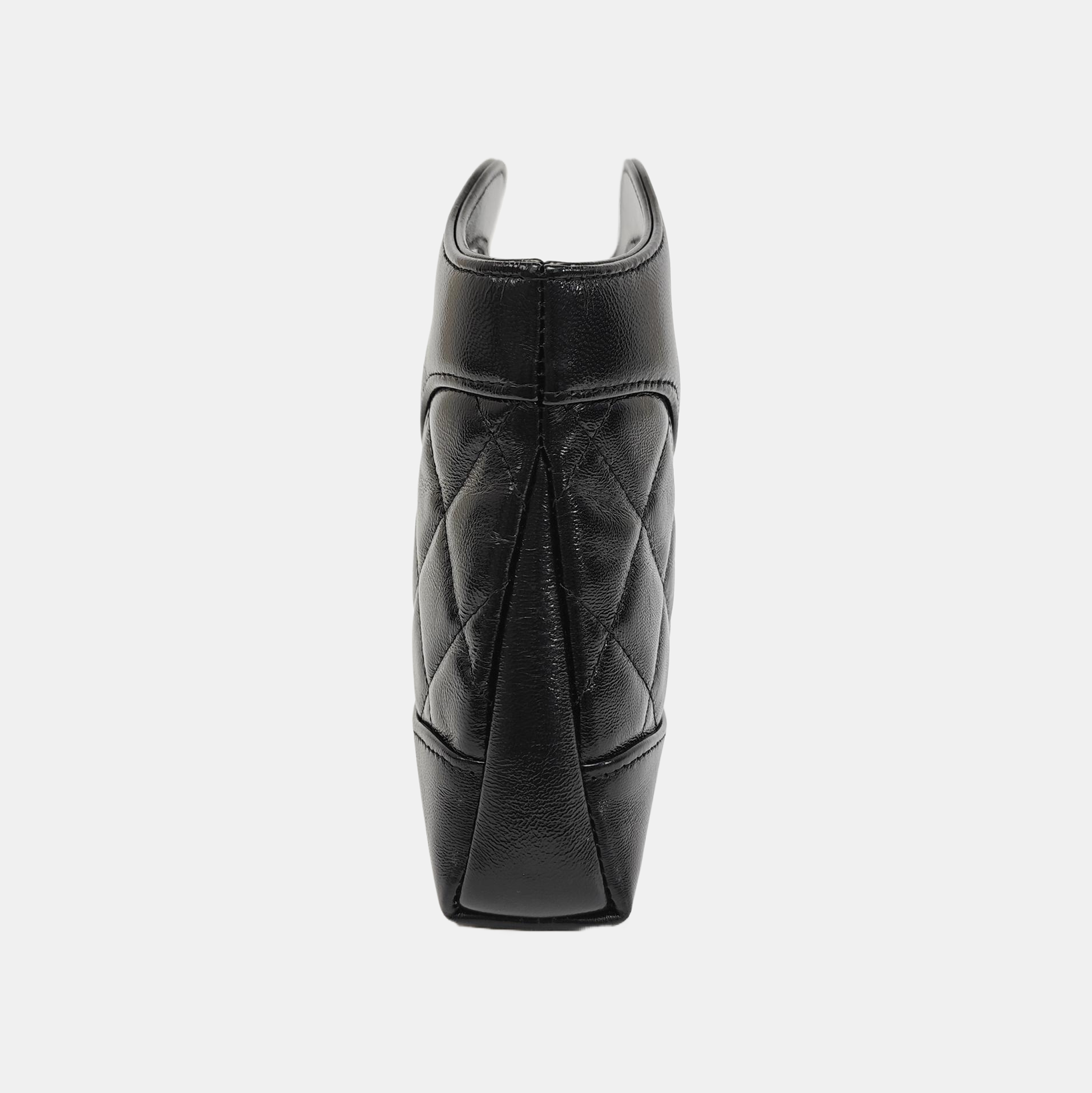 CHANEL 31 Quilted Waxed Cafskin Black