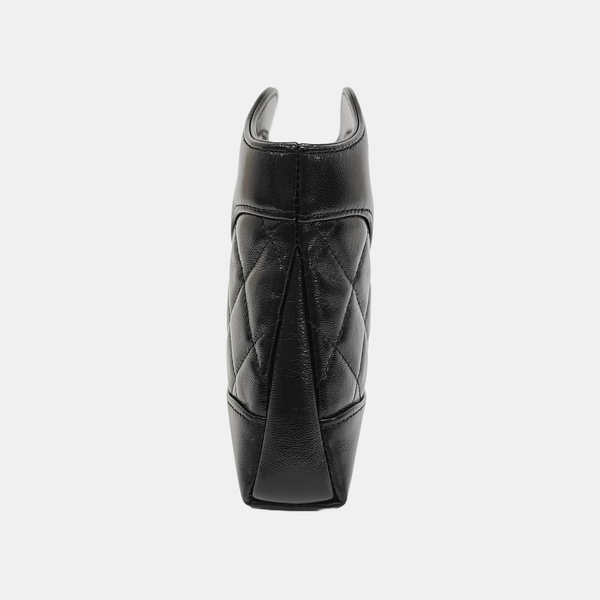 CHANEL 31 Quilted Waxed Cafskin Black