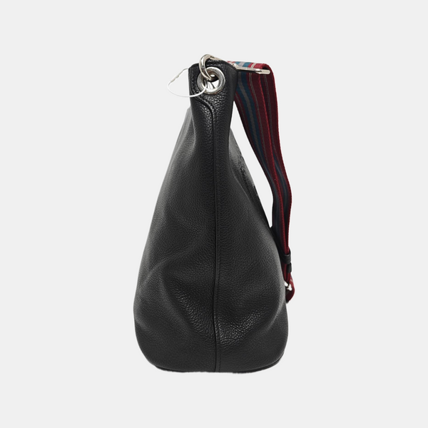 Calfskin Shoulder Bag Black