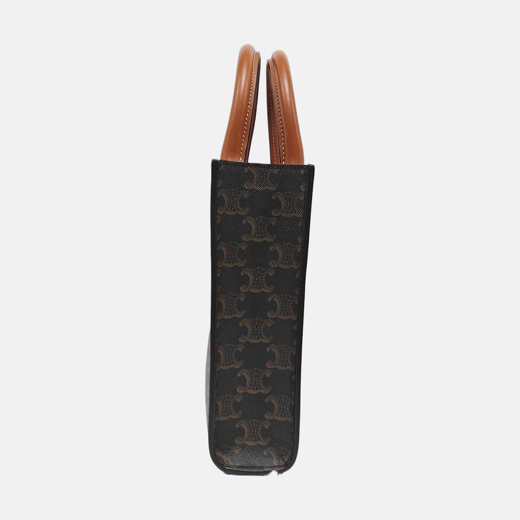 CABAS CELINE Mini Coated Canvas Brown