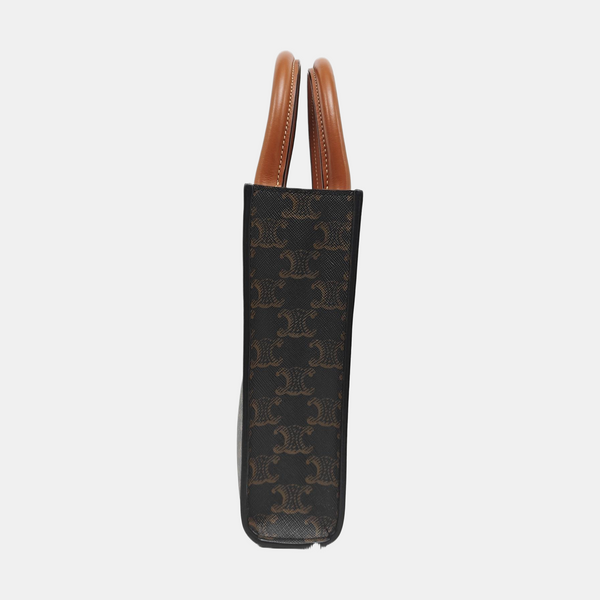 CABAS CELINE Mini Coated Canvas Brown