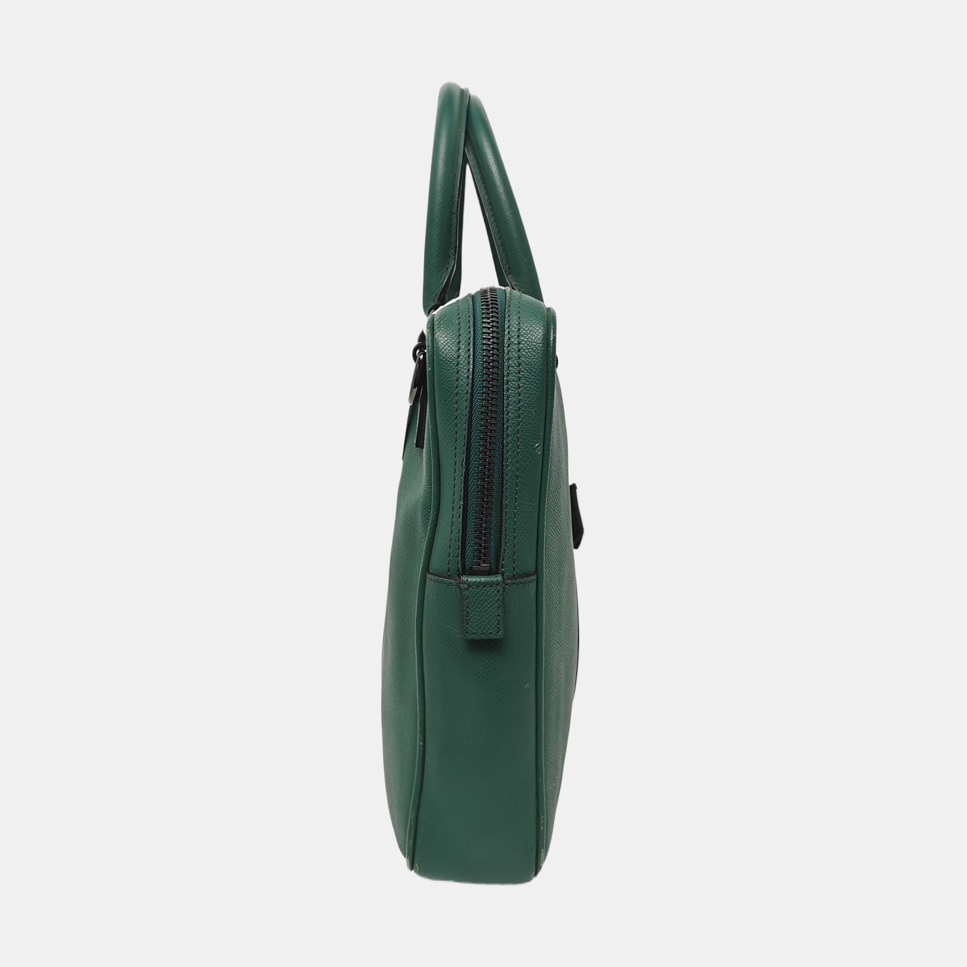 Calfskin Top Handle Bag Green