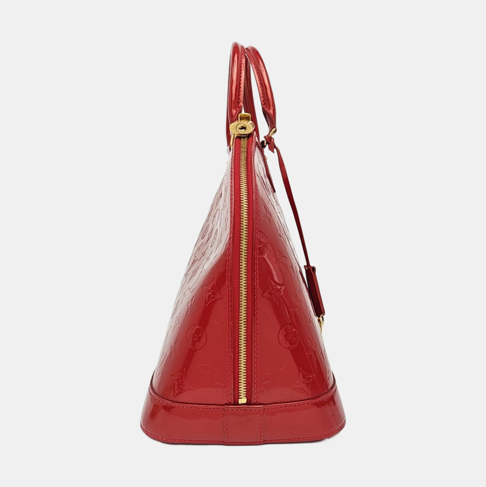 ALMA GM Monogram Calfskin Red
