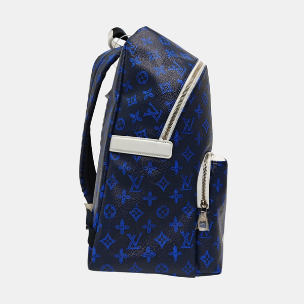 DISCOVERY PM Monogram Coated Canvas Blue