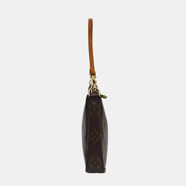 ACCESSOIRES Monogram Coated Canvas Brown