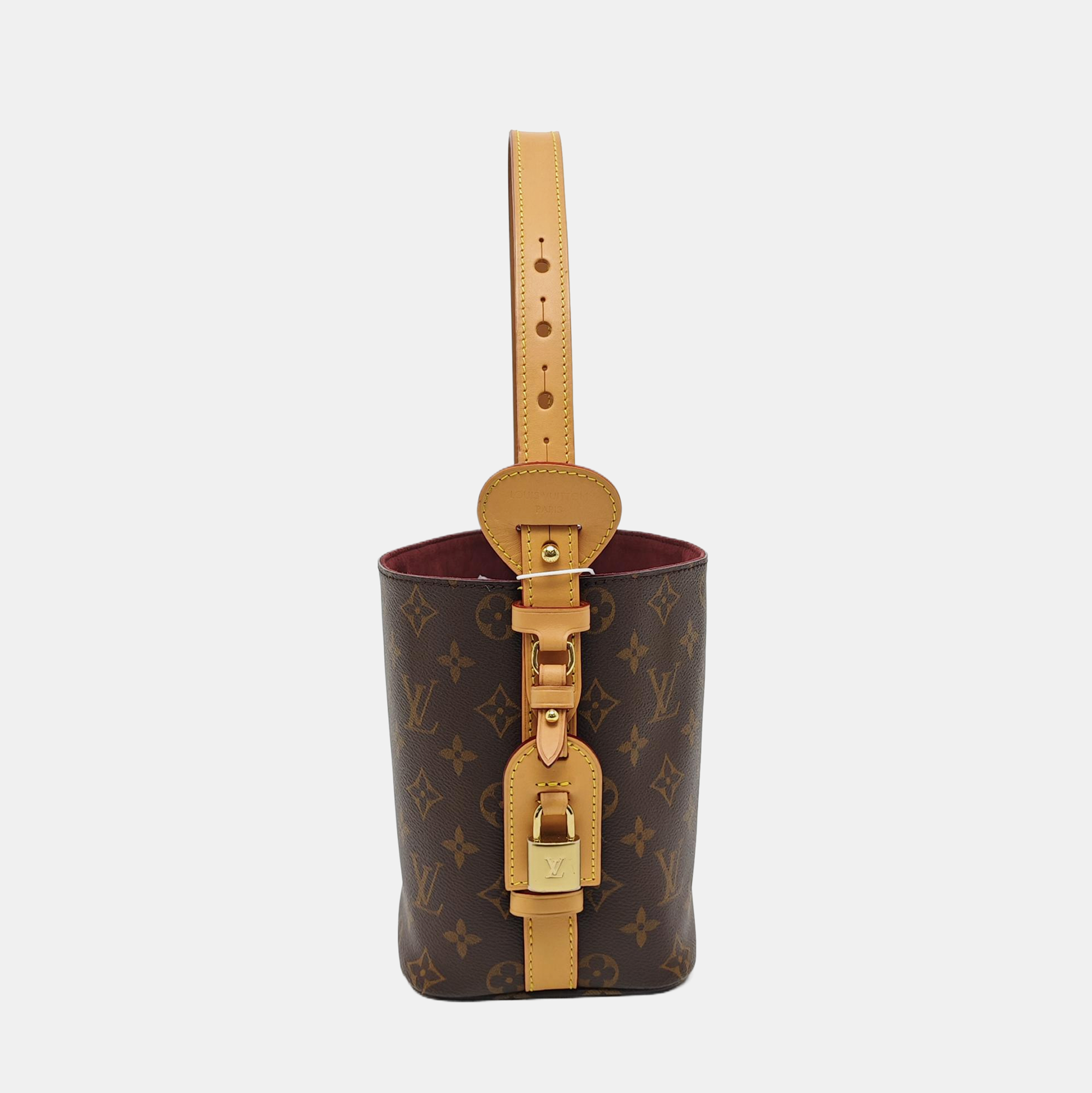 ALL IN BB Monogram Coated Canvas Brown