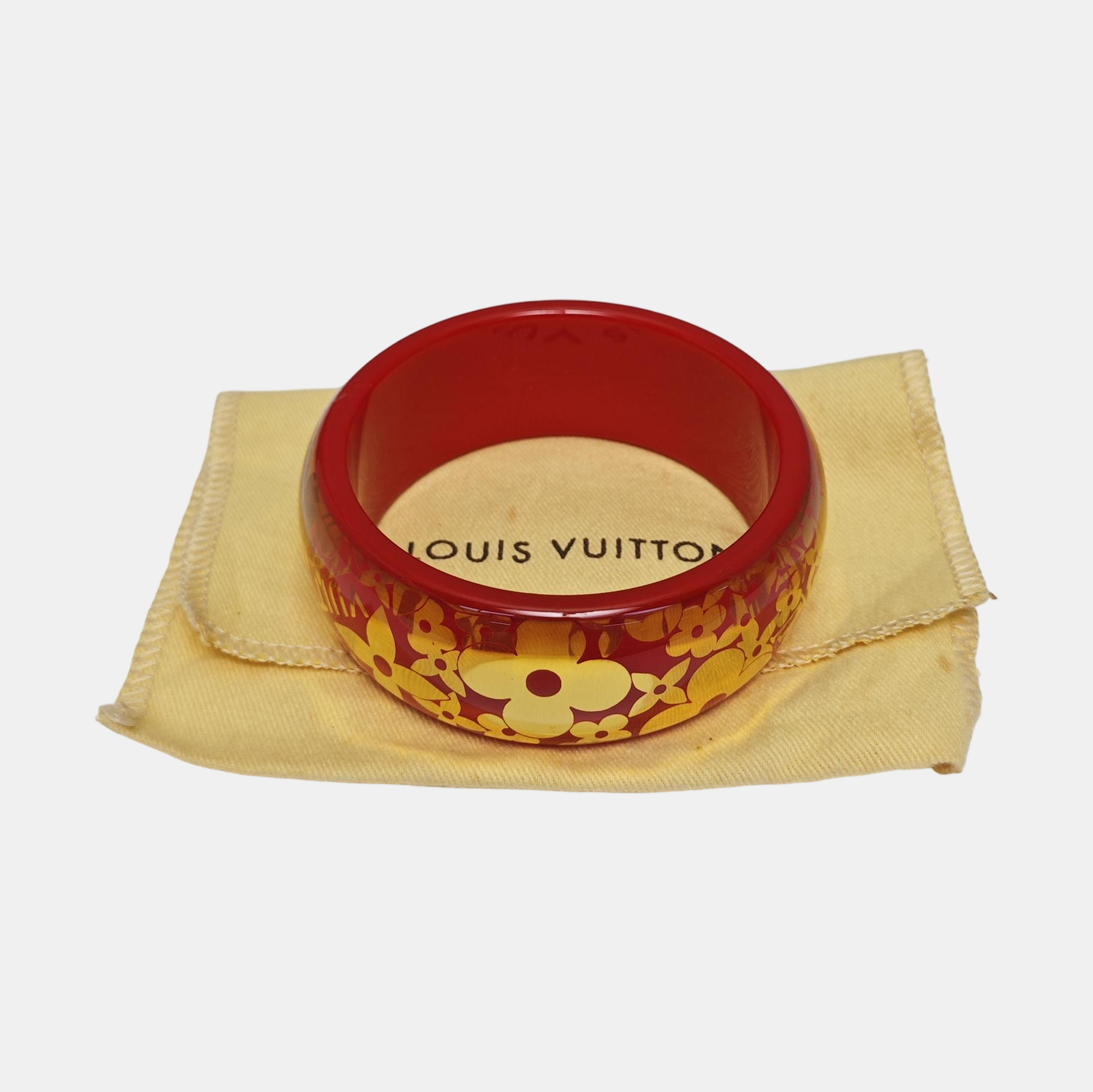 Metal Red Bangle