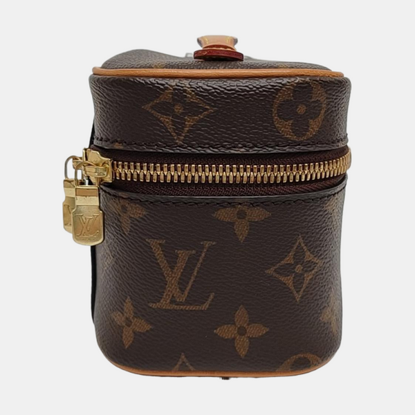 NICE Super Mini Monogram Coated Canvas Brown