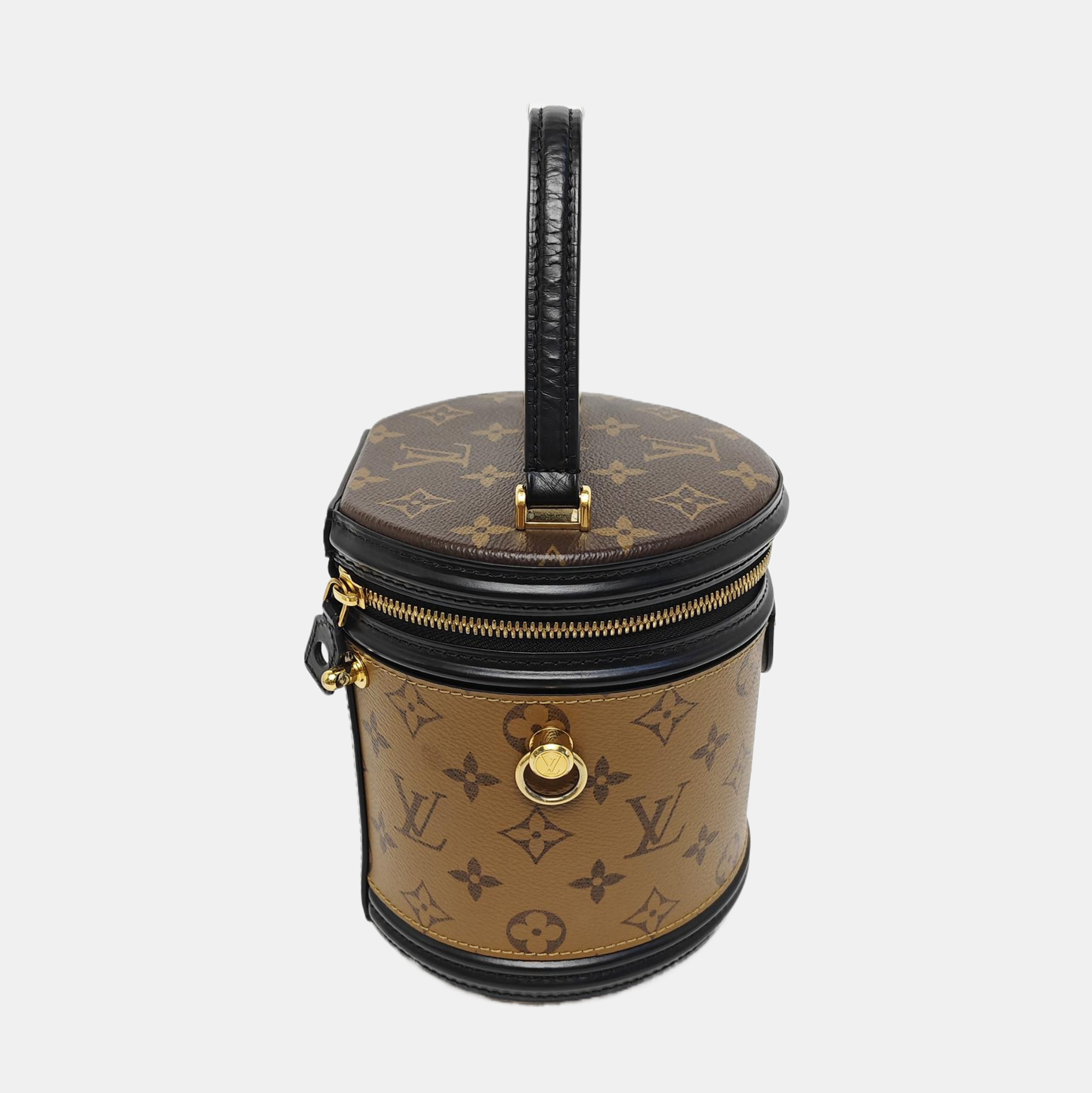 CANNES PM Monogram Coated Canvas Brown