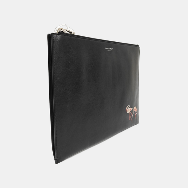 Calfskin Clutch Black