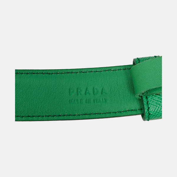 Leather Belt Green