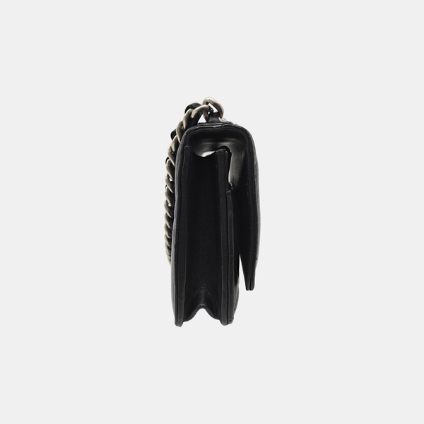 CHANEL 19 Quilted Lambskin Black