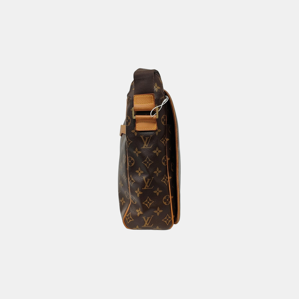 VALMY Monogram Coated Canvas Brown