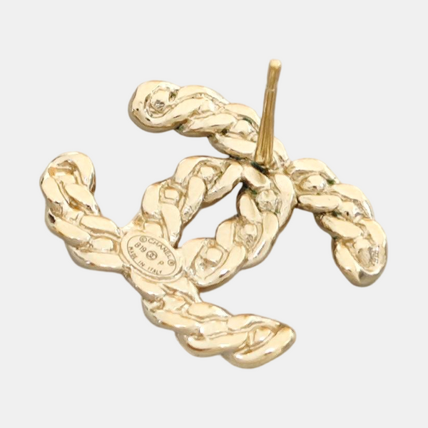 Metal Gold Stud Earrings