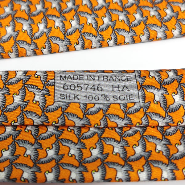 Mulberry Silk Tie Orange
