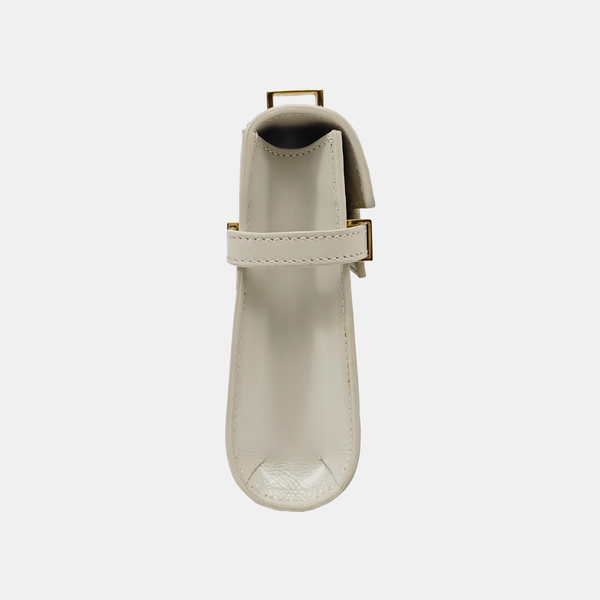 MANHATTAN Mini Calfskin White