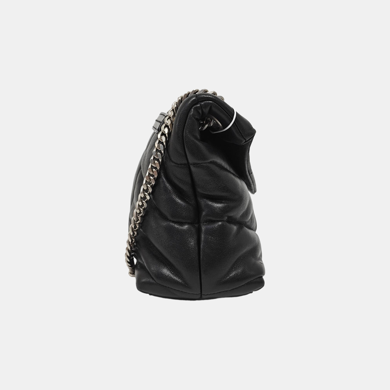 PUFFER Small Quilted Lambskin Black