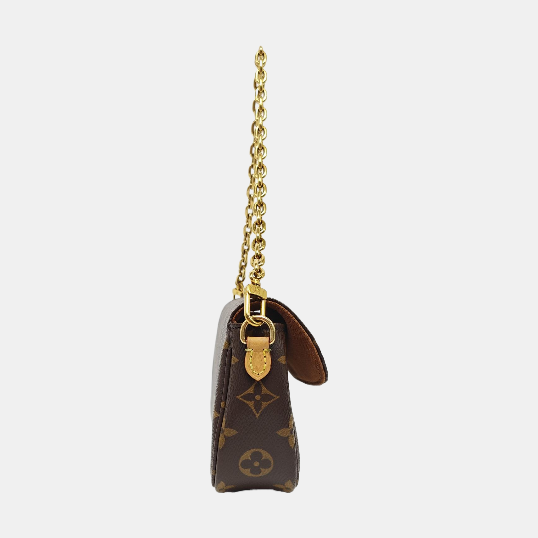 IVY Monogram Coated Canvas Brown