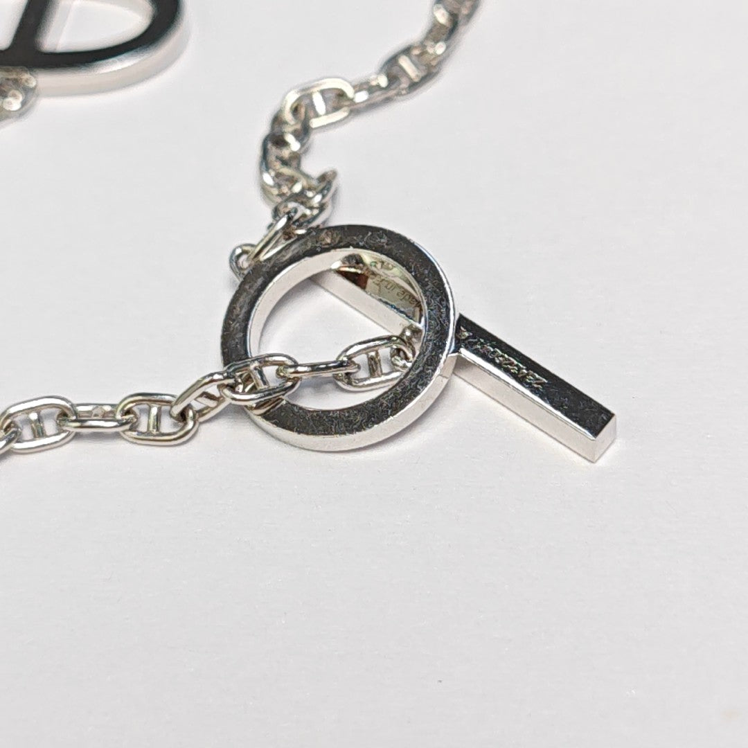 Chaine D'ancre 18k White Gold Silver Bracelet