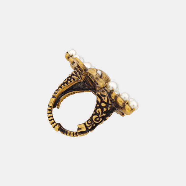 Metal Gold Ring EU 56