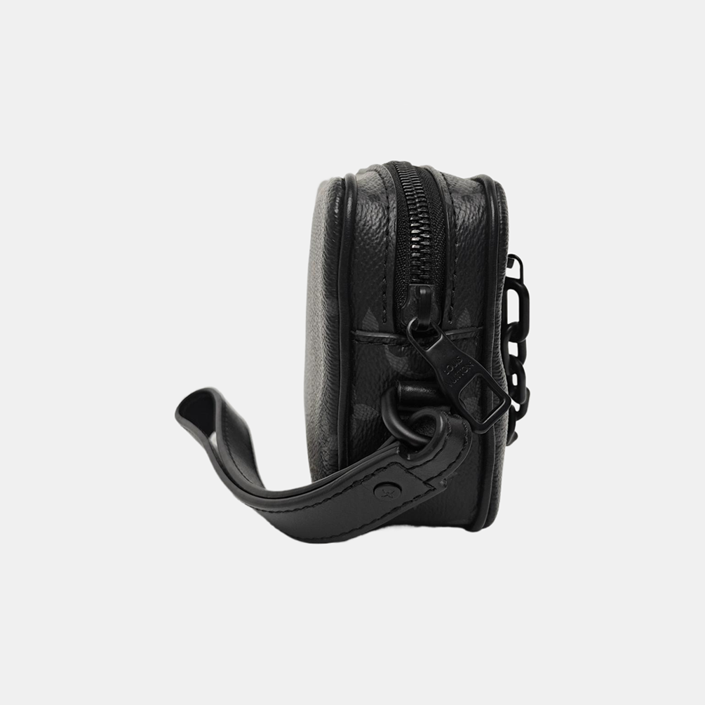 VOLGA Monogram Coated Canvas Black