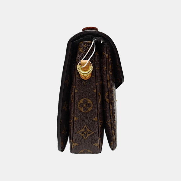 MÉTIS MM Monogram Coated Canvas Brown