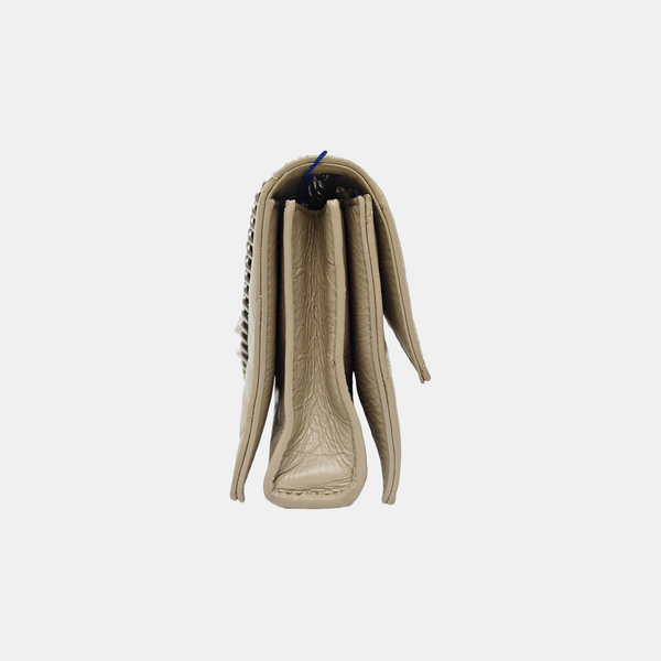 Crush Mini Quilted Calfskin Beige
