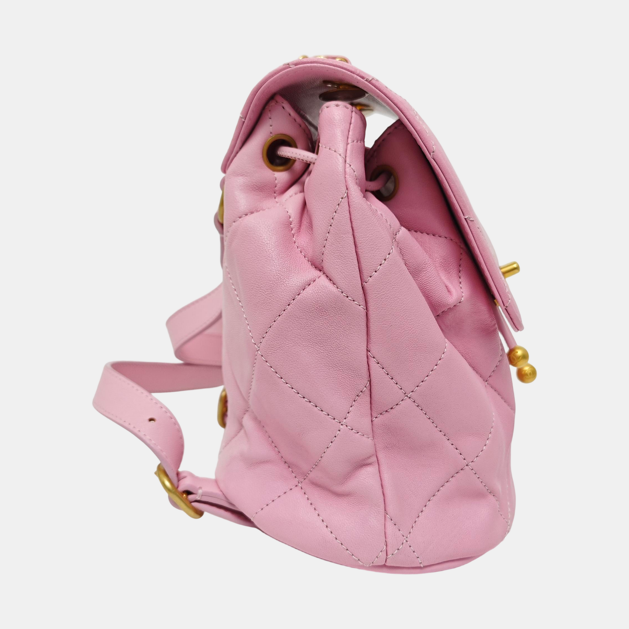 24S Quilted Lambskin Pink
