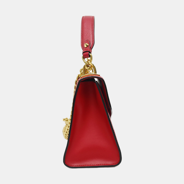 Monochrome Saffiano Calfskin Red