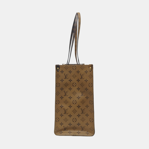 ONTHEGO GM Monogram Coated Canvas Brown