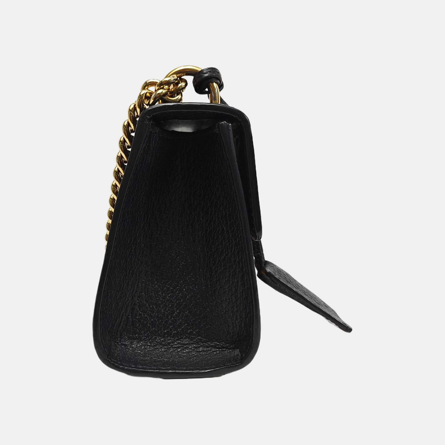 Padlock Small Calfskin Black