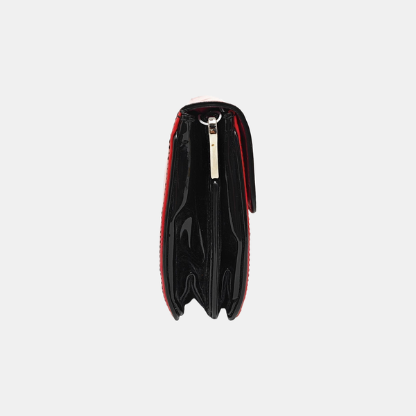 Patent Leather Shoulder Bag Orange