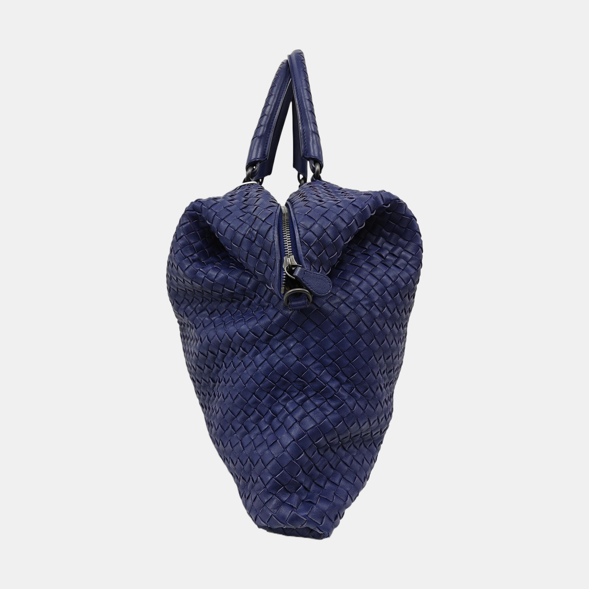 Calfskin Tote Bag Blue
