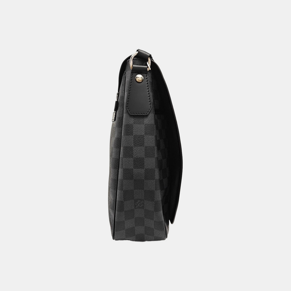 DANIEL GM Damier Graphite Coated Canvas Gray