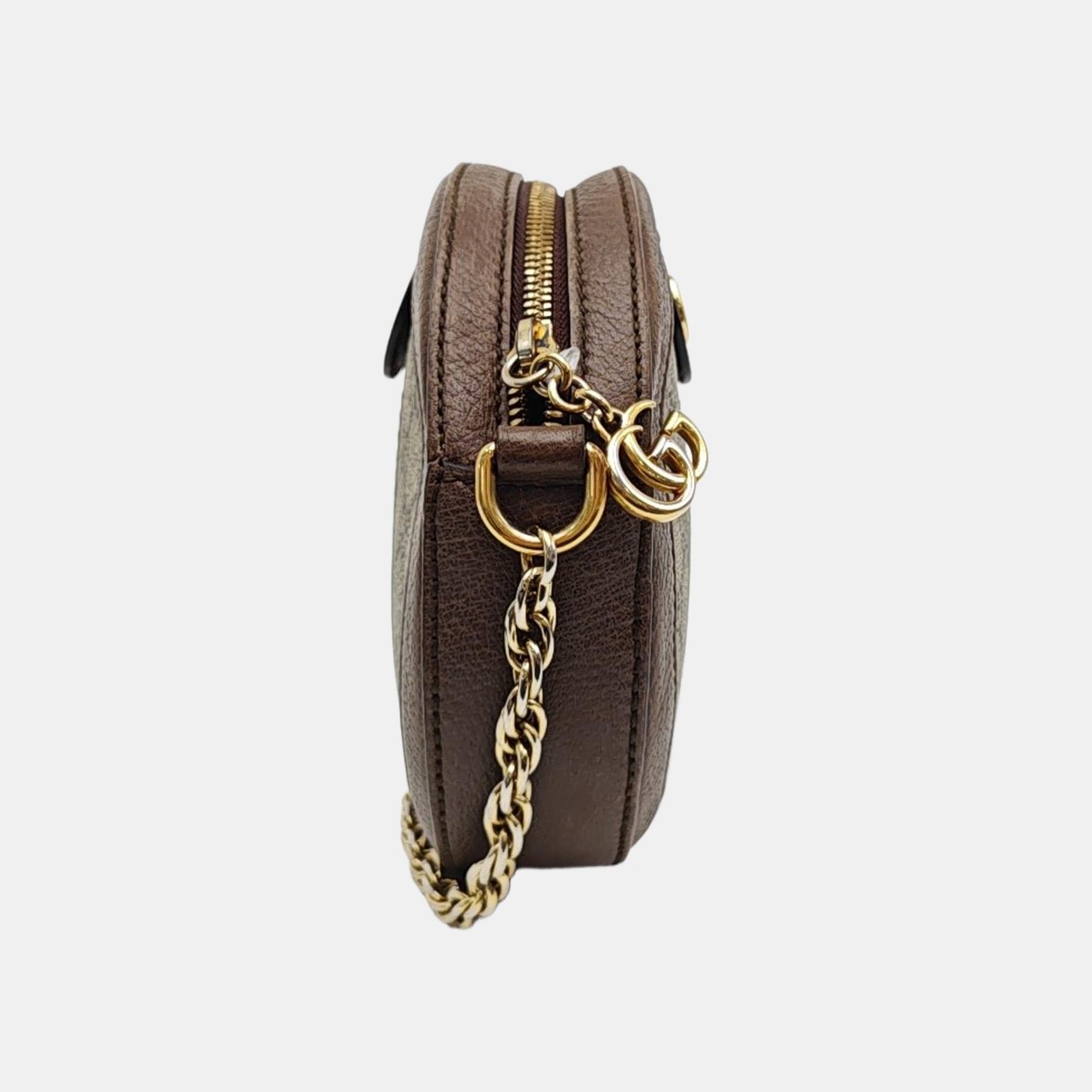 Ophidia Mini Monogram Coated Canvas Beige