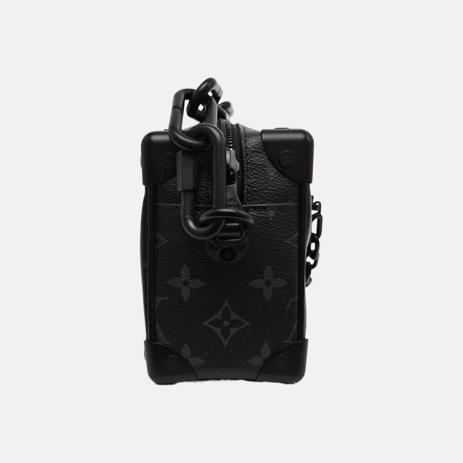 SOFT TRUNK Mini Monogram Coated Canvas Black