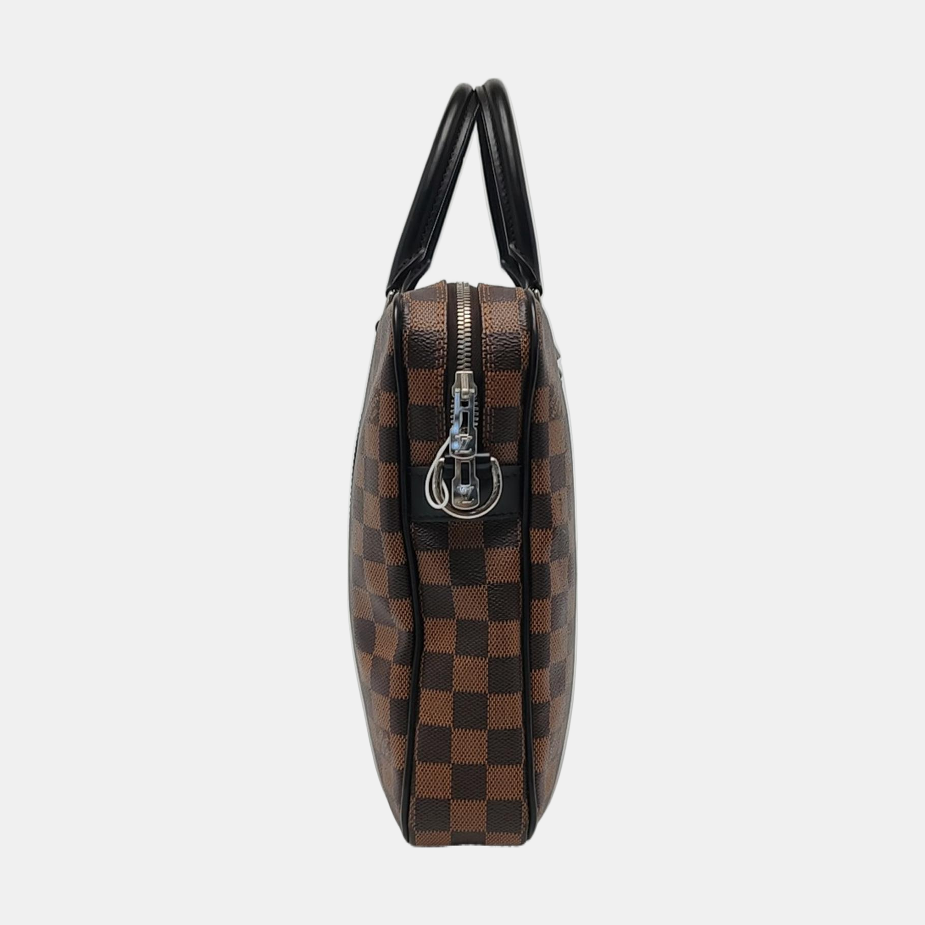 PORTE-DOCUMENTS PM Damier Ebene Coated Canvas Brown