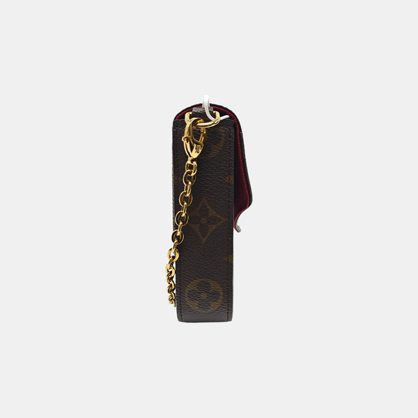 FÉLICIE Monogram Coated Canvas Brown