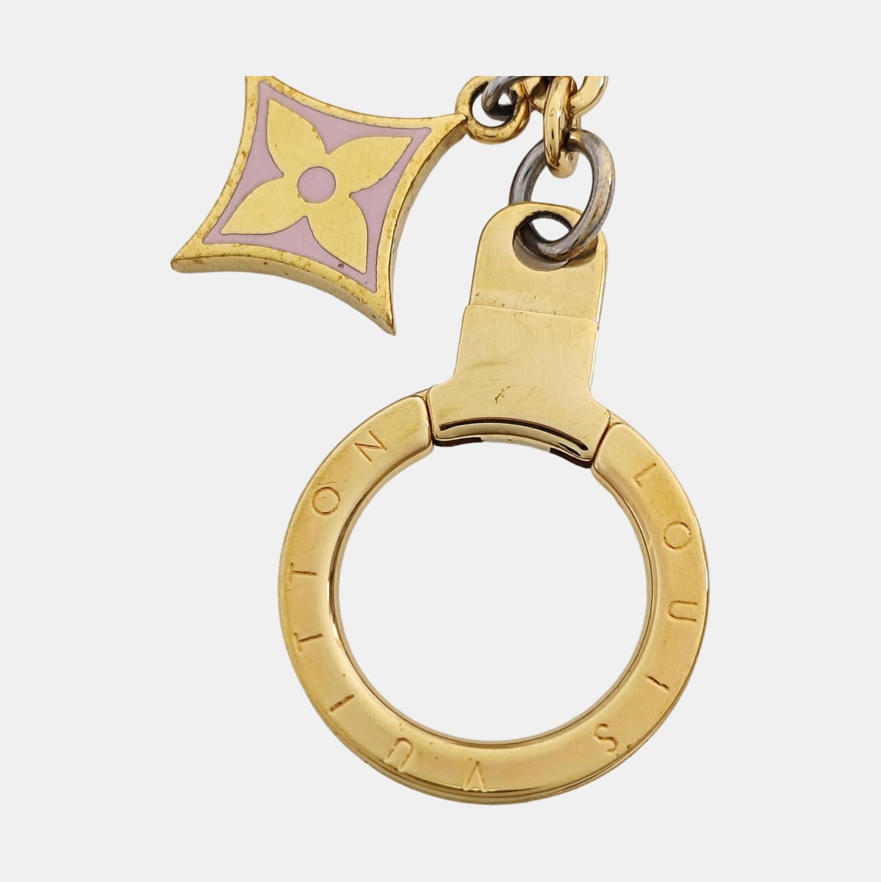 Metal Bag Charm Gold