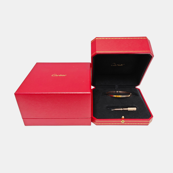 LOVE 18k Rose Gold Bangle
