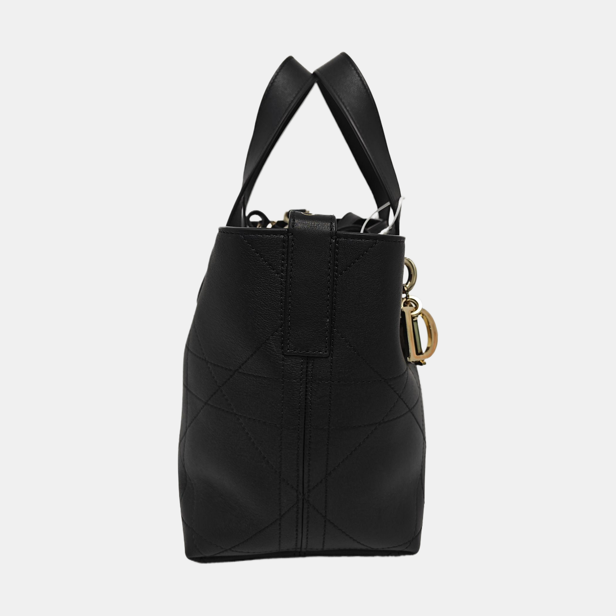 Toujours Small Cannage Calfskin Black